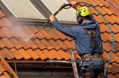 Démoussage et hydrofuge de toiture à Brères